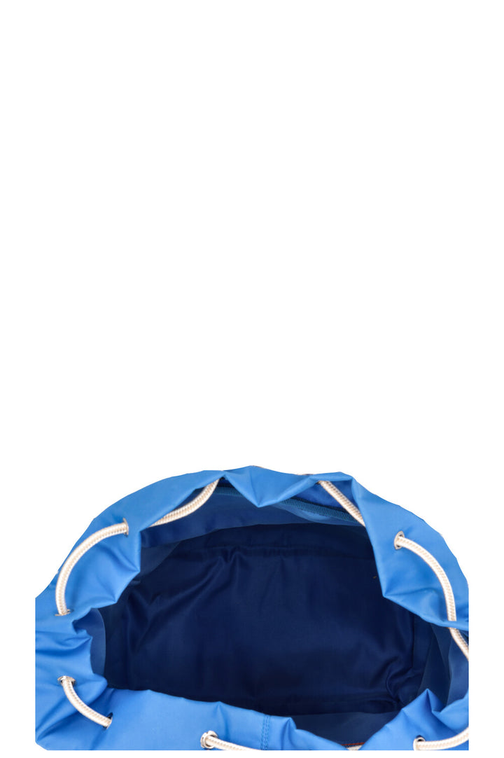 GUCCI GG Jersey Nylon Backpack Blue
