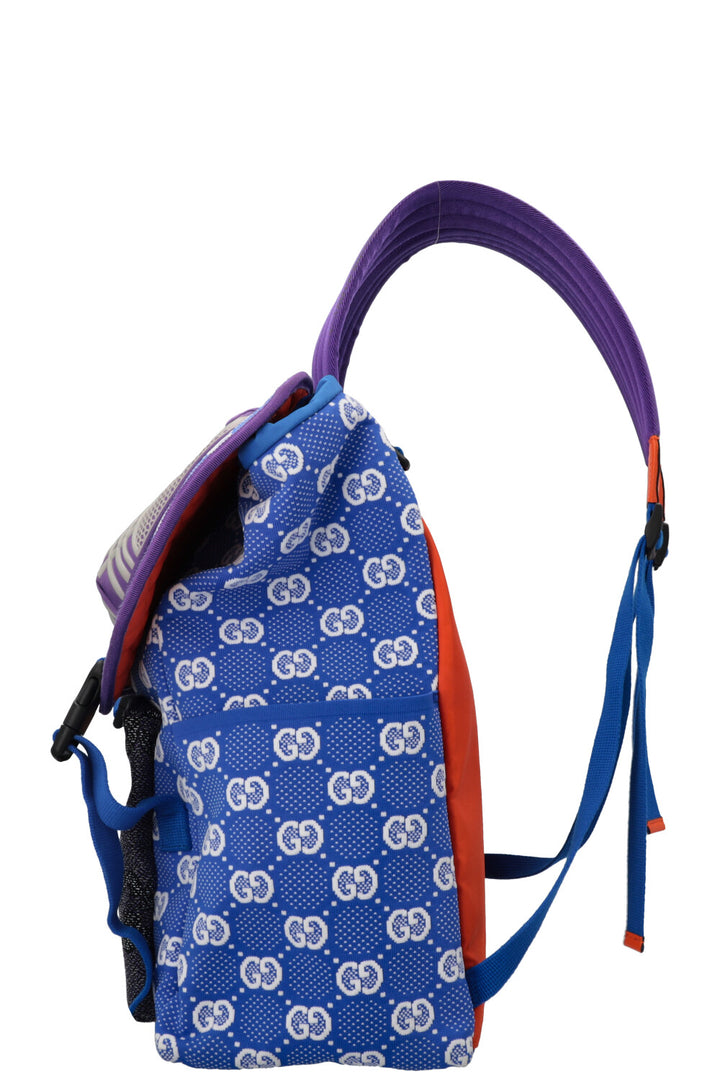 GUCCI GG Jersey Nylon Backpack Blue