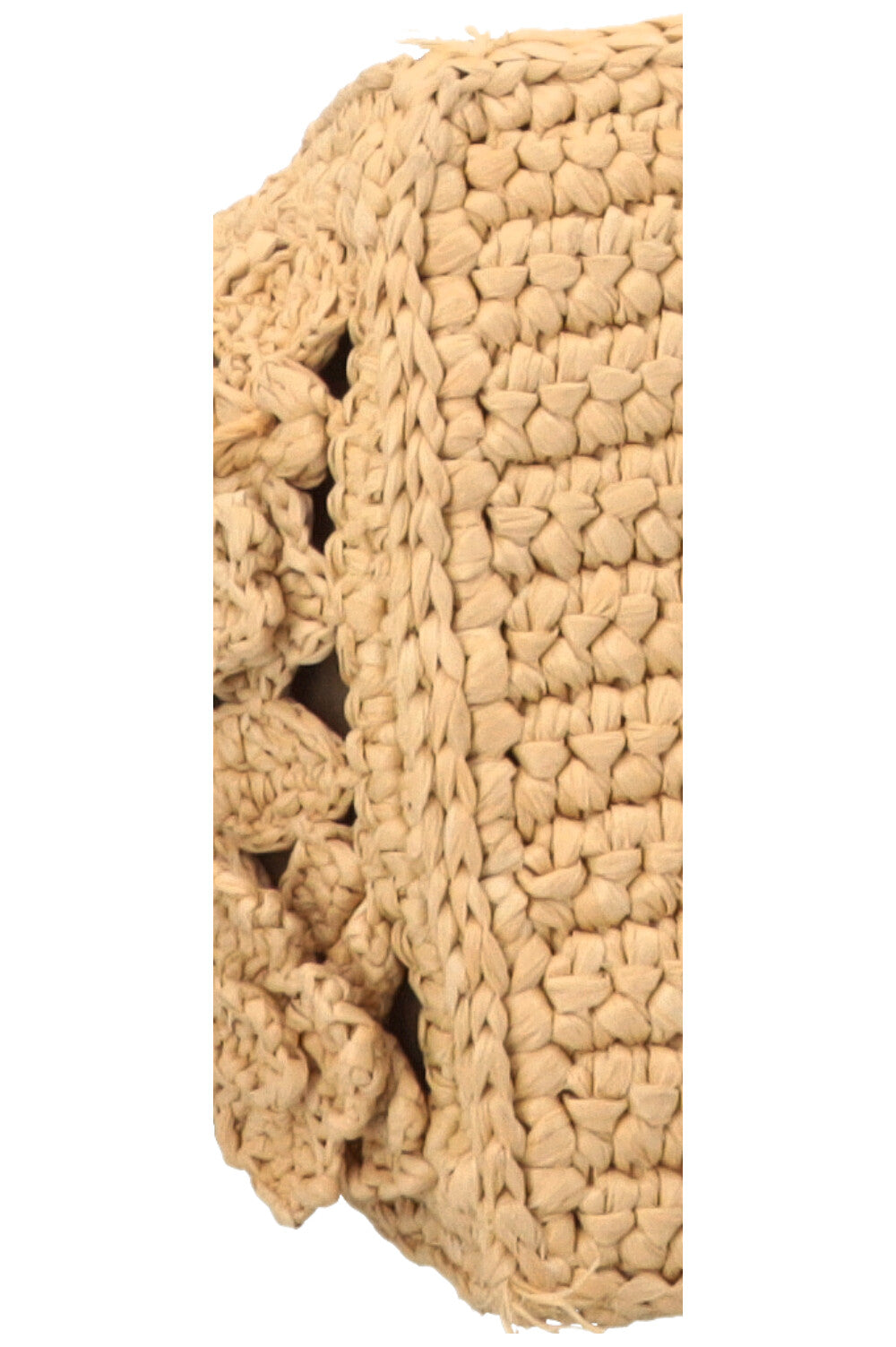 CHRISTIAN DIOR Woven Raffia Book Tote Small Beige