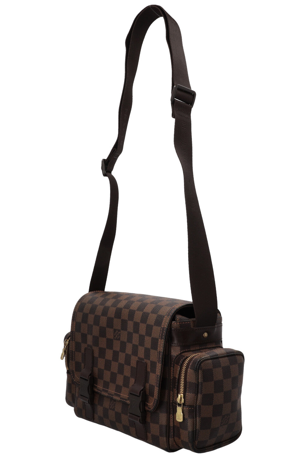 LOUIS VUITTON Reporter Melville Crossbody Bag Damier Ebene