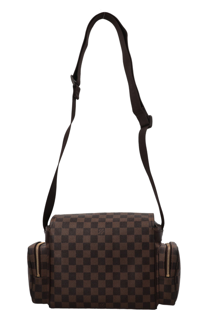 LOUIS VUITTON Reporter Melville Crossbody Bag Damier Ebene