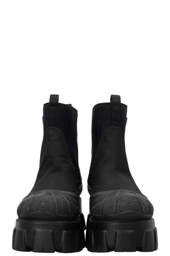 Bottines PRADA Monolith en nylon noir