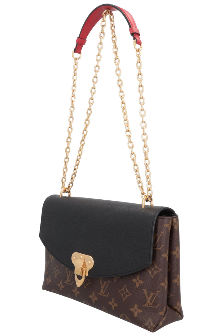 LOUIS VUITTON Saint Placide Crossbody Bag Black MNG Canvas