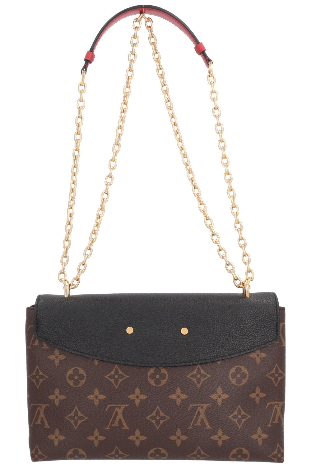 LOUIS VUITTON Saint Placide Crossbody Bag Black MNG Canvas