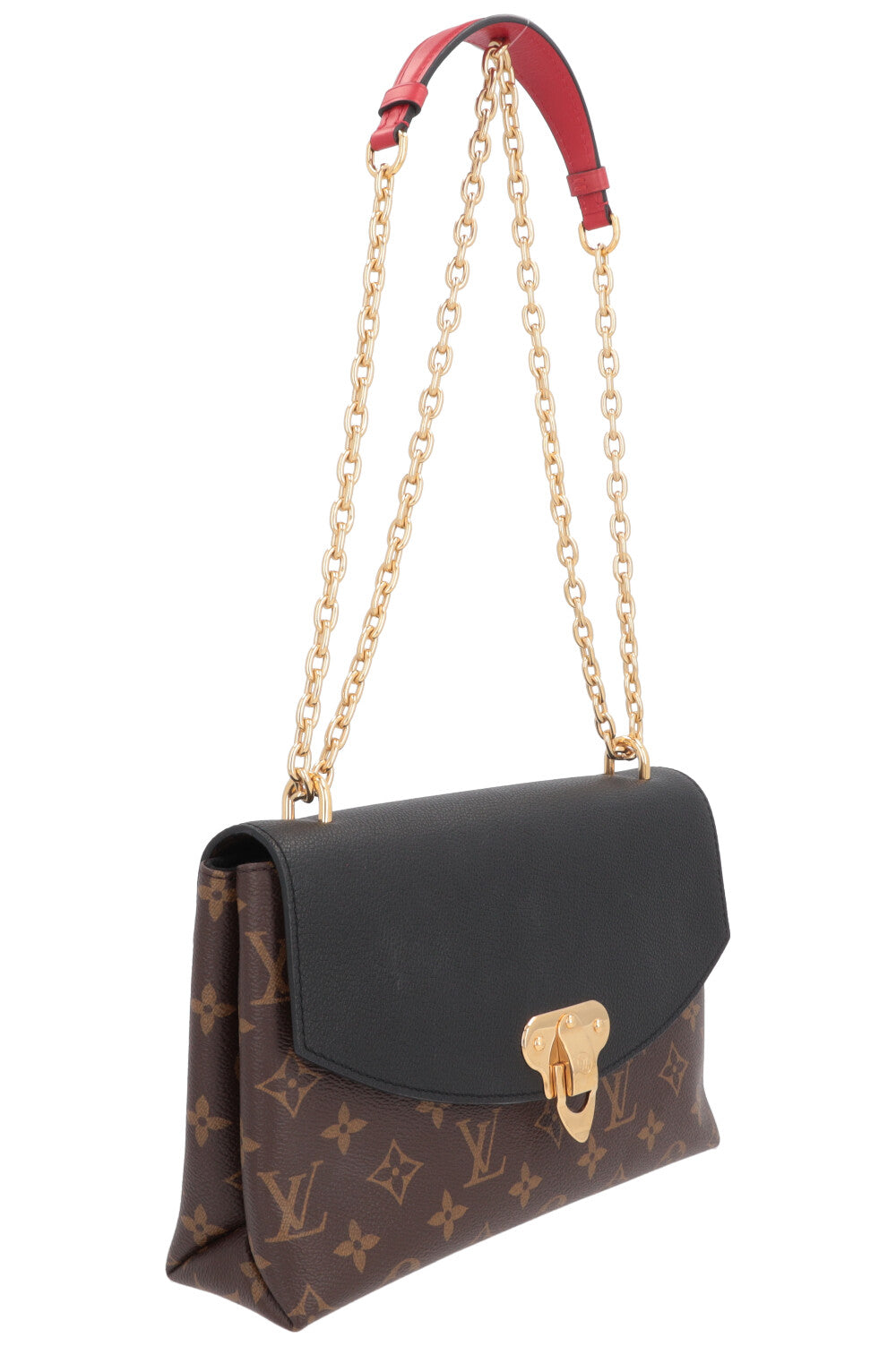 LOUIS VUITTON Saint Placide Crossbody Bag Black MNG Canvas