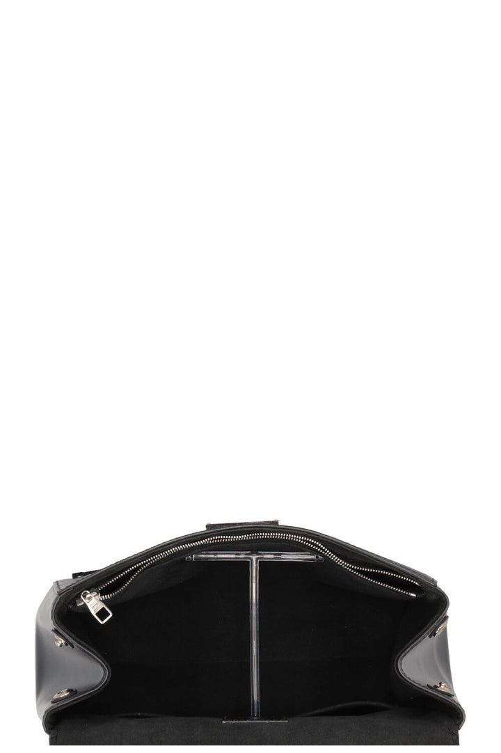 LOUIS VUITTON Cluny Top Handle Bag BB Epi Black