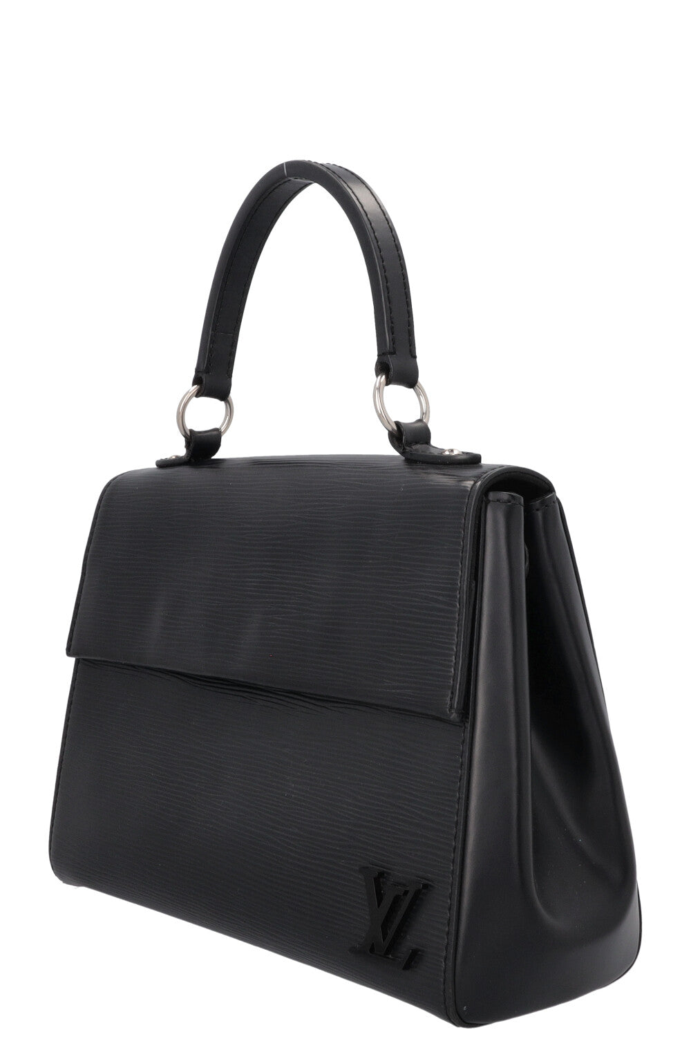 LOUIS VUITTON Cluny Top Handle Bag BB Epi Black