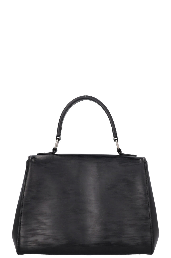LOUIS VUITTON Cluny Top Handle Bag BB Epi Black