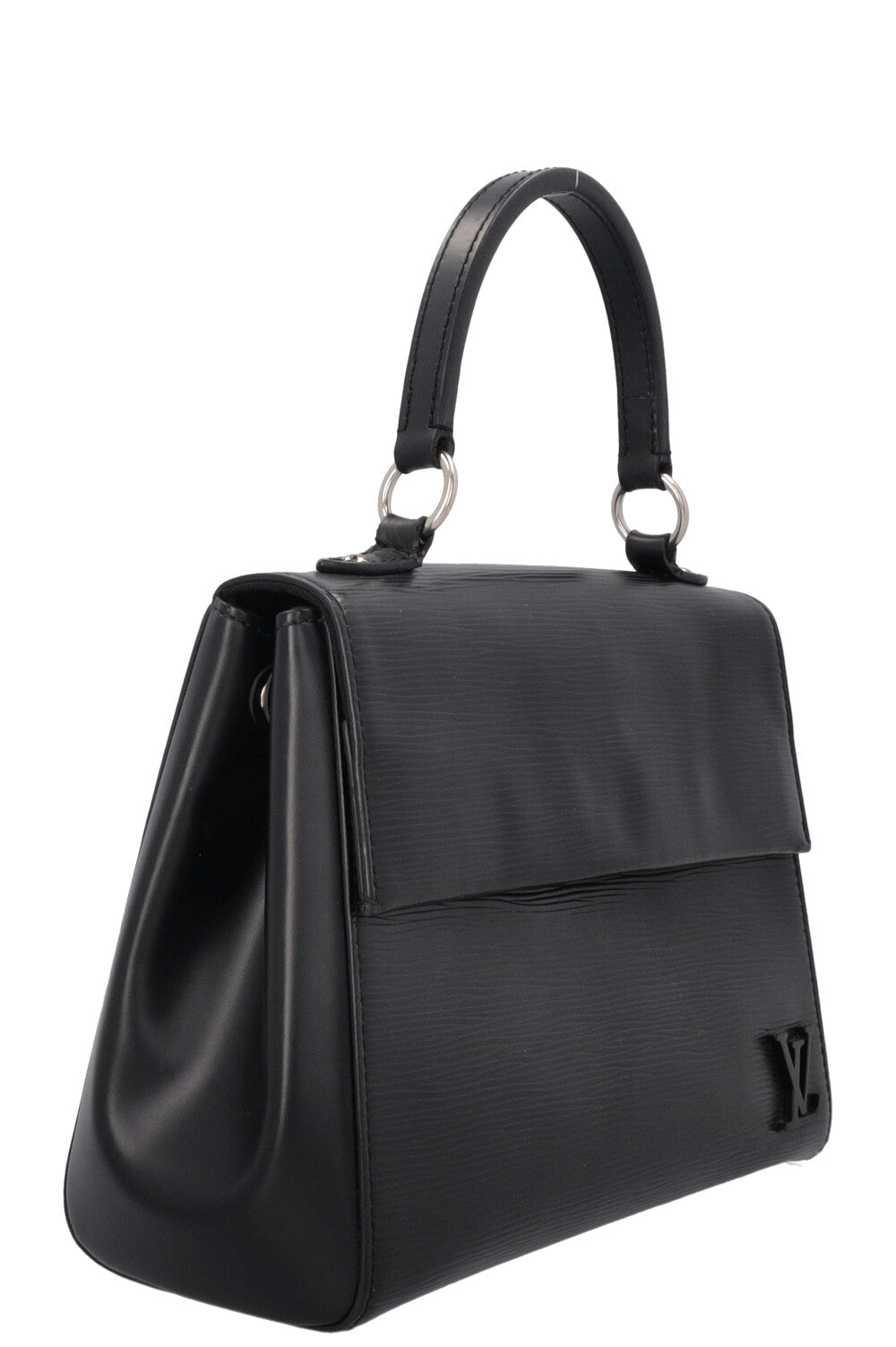 LOUIS VUITTON Cluny Top Handle Bag BB Epi Black