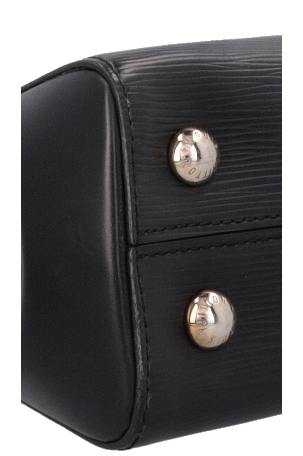 LOUIS VUITTON Cluny Top Handle Bag BB Epi Black