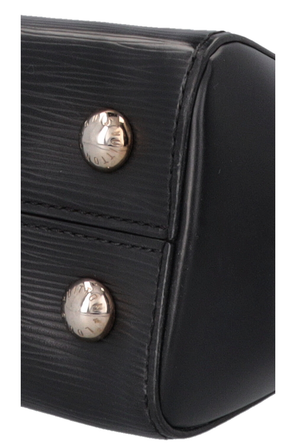 LOUIS VUITTON Cluny Top Handle Bag BB Epi Black