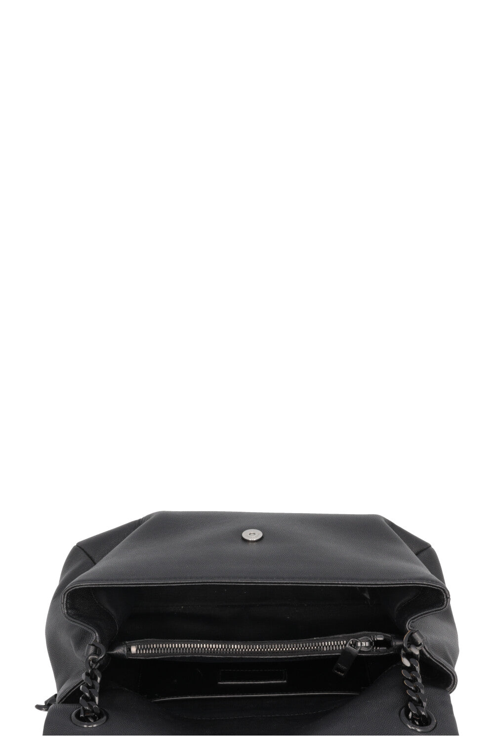 SAINT LAURENT Monogram West Hollywood Shoulder Bag Black