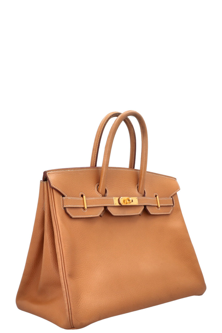 HERMÈS Birkin 35 Vache Ardennes Sesame