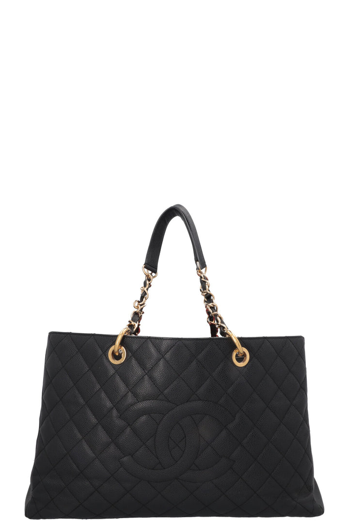 CHANEL GST Large Tote Bag Caviar Black