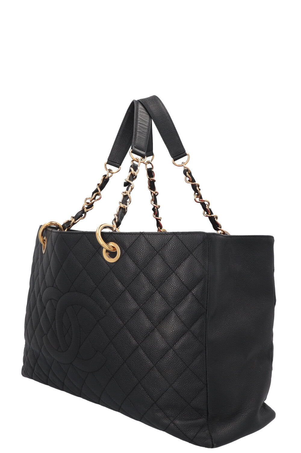 CHANEL GST Large Tote Bag Caviar Black
