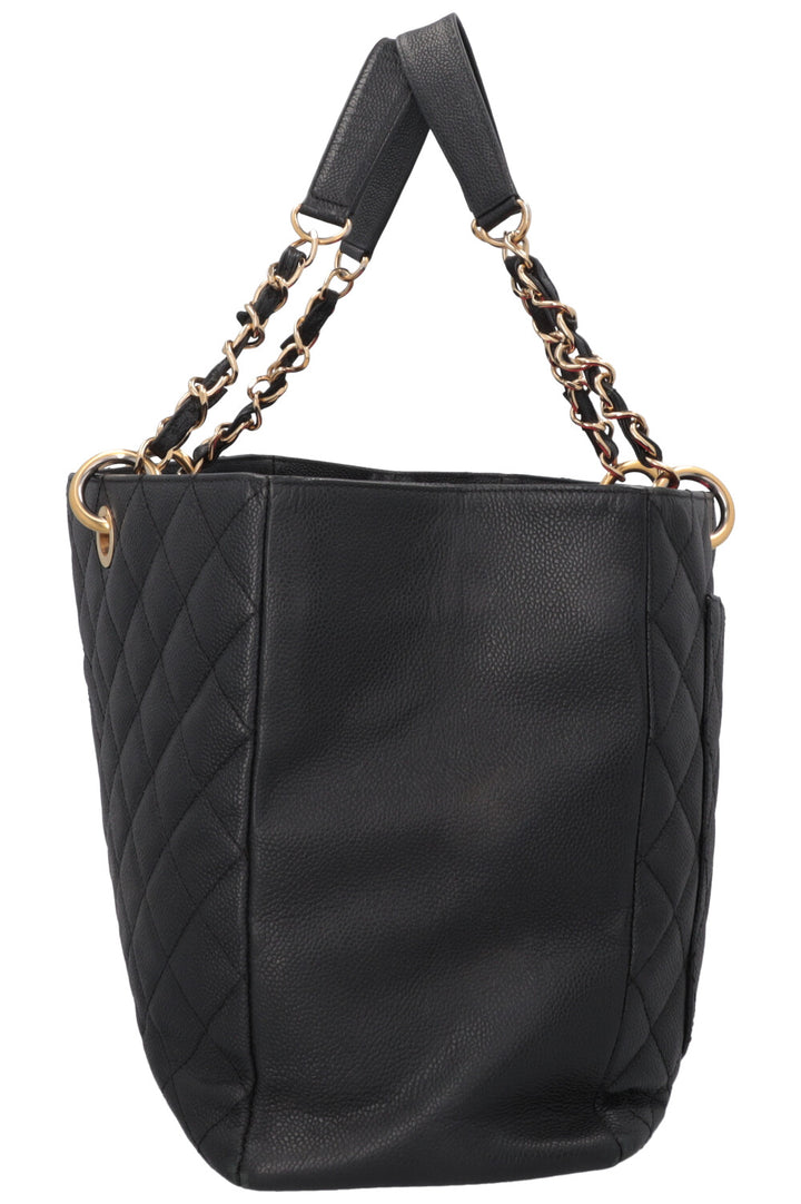 CHANEL GST Large Tote Bag Caviar Black