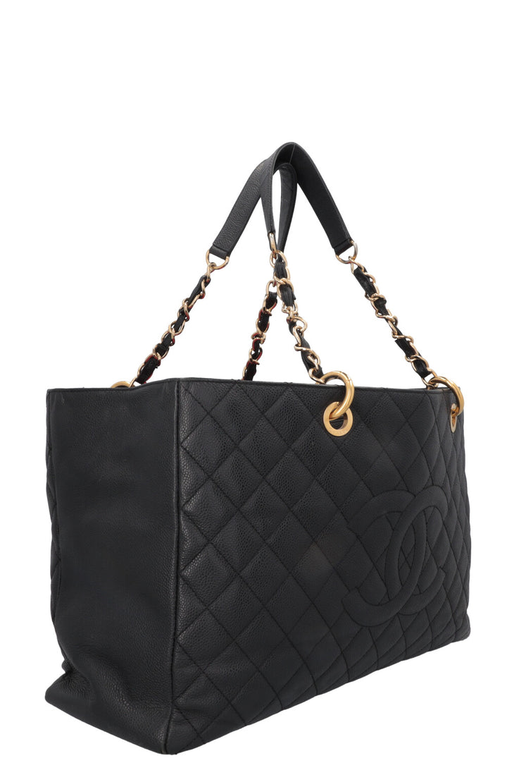CHANEL GST Large Tote Bag Caviar Black