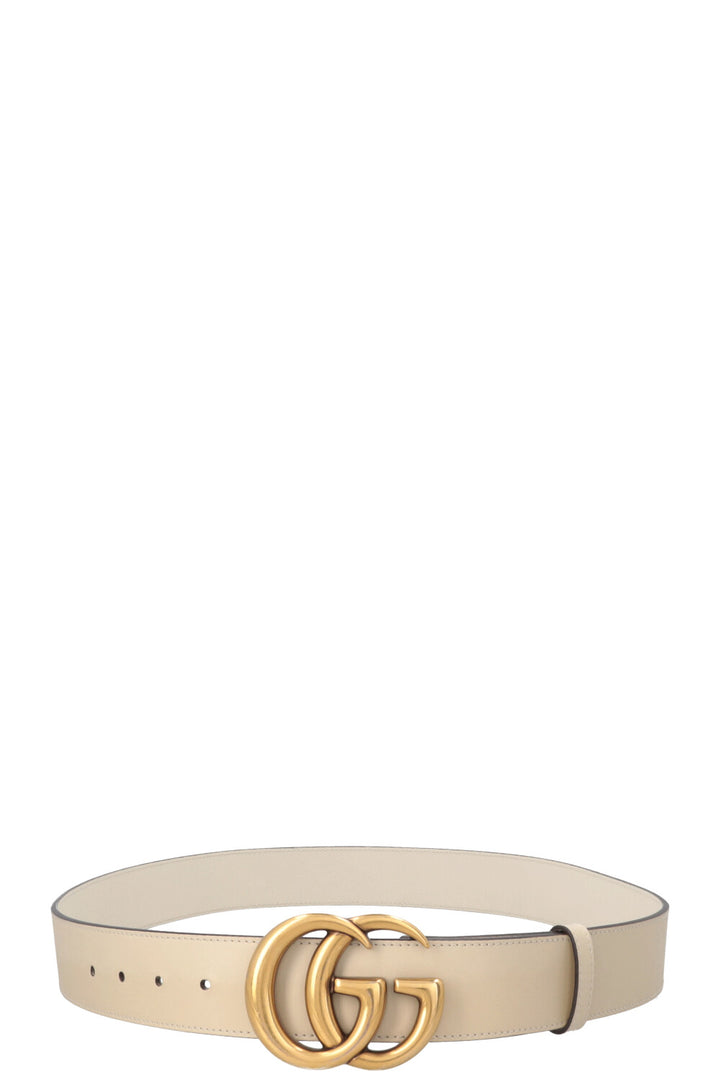 GUCCI GG Belt Ivory