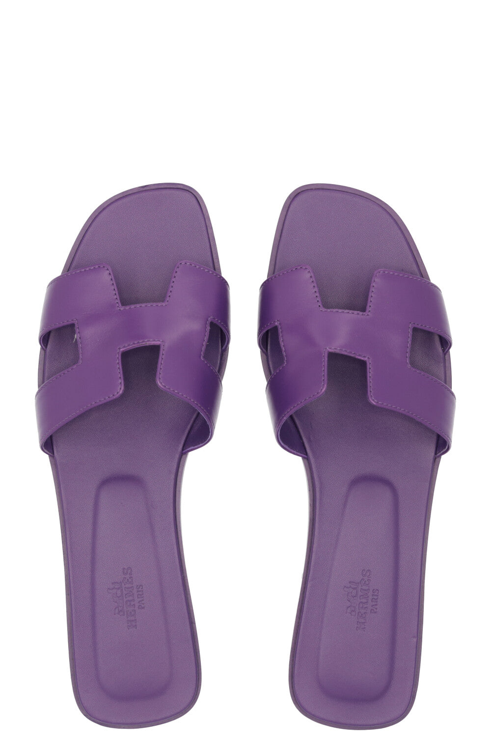 HERMÈS Oran Sandals Violet