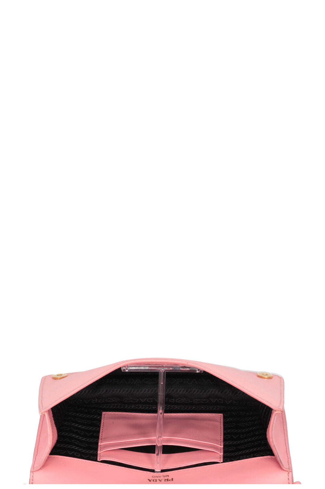 Sac bandoulière PRADA Mini Saffiano Rose