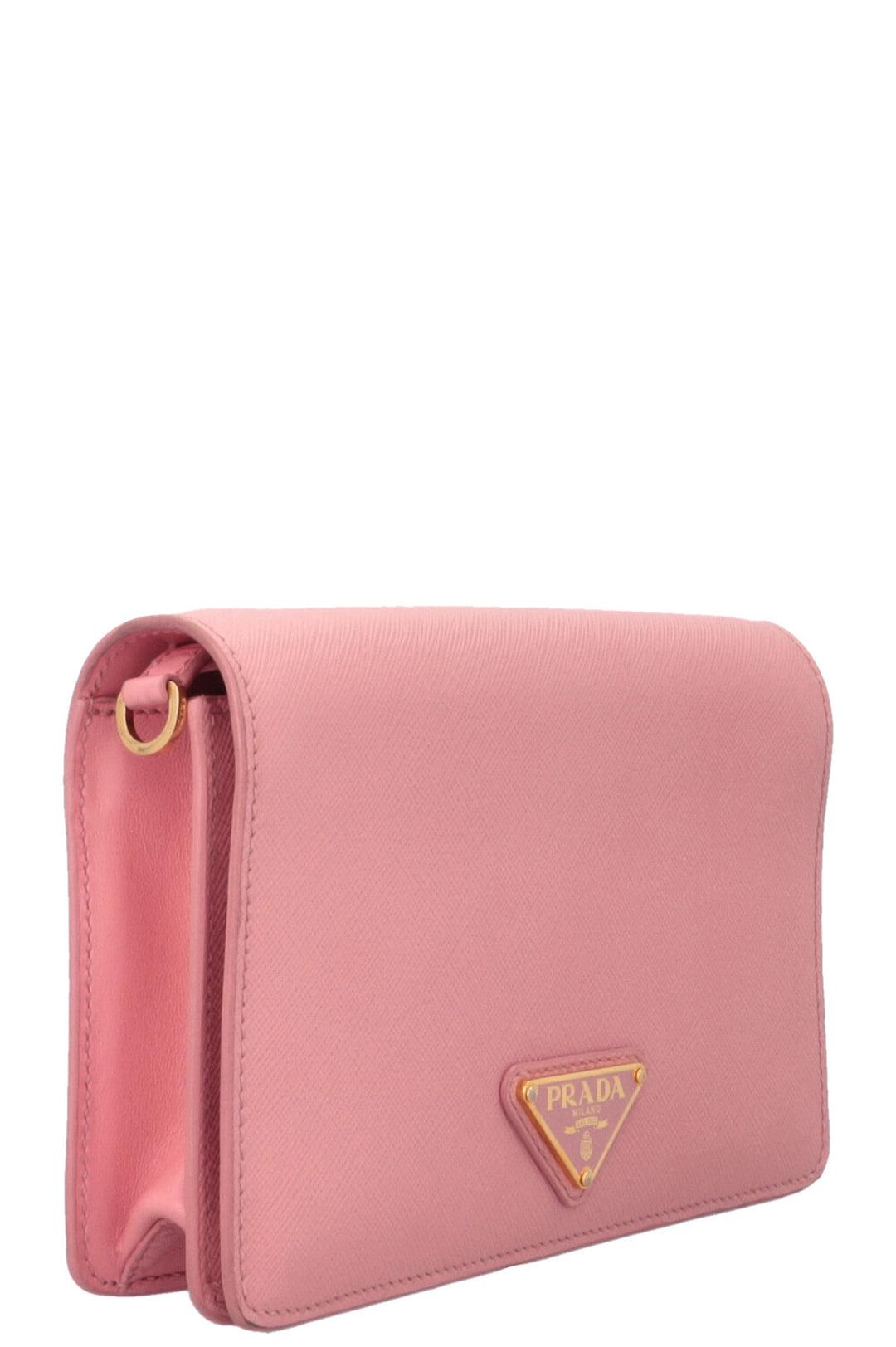 Sac bandoulière PRADA Mini Saffiano Rose