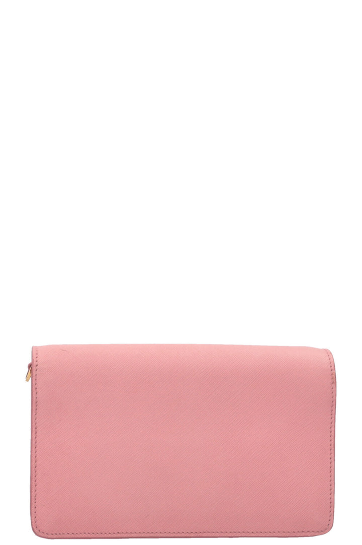 Sac bandoulière PRADA Mini Saffiano Rose