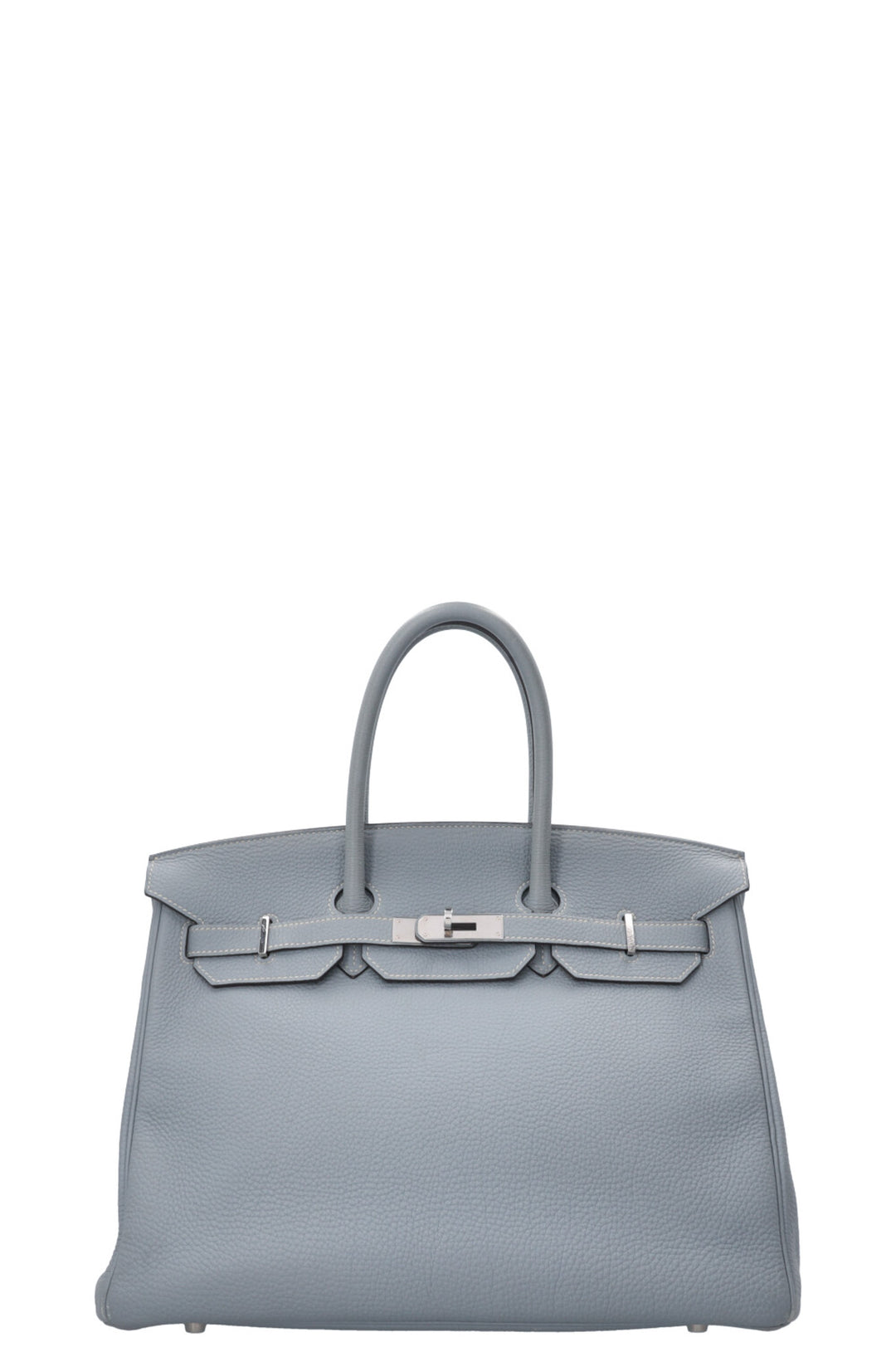 HERMÈS Birkin 35 Togo Bleu Lin