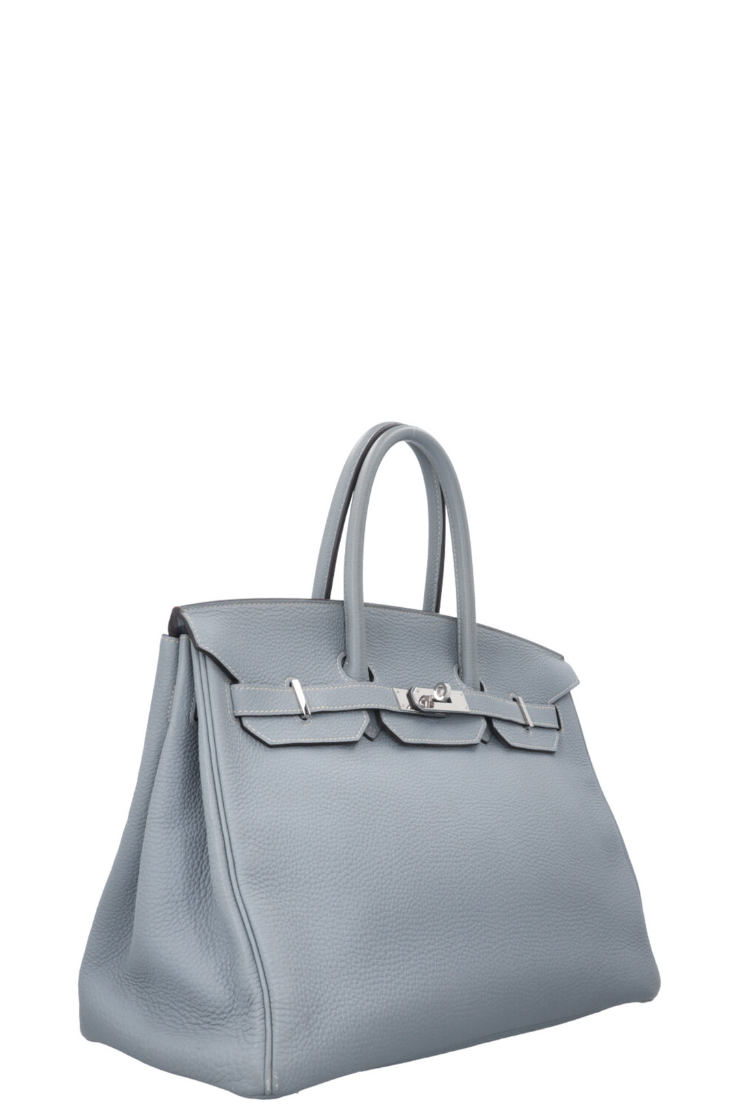 HERMÈS Birkin 35 Togo Bleu Lin