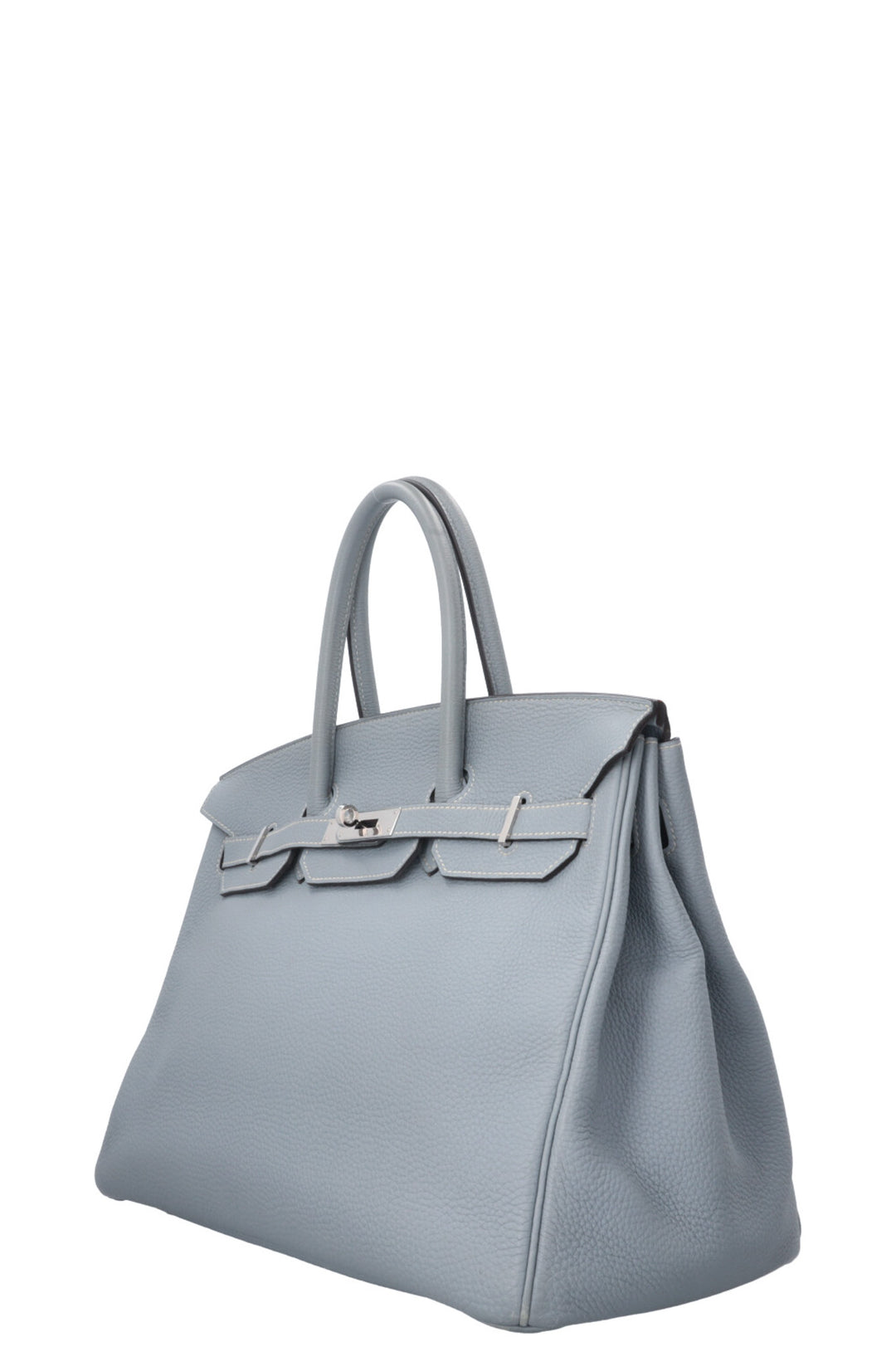 HERMÈS Birkin 35 Togo Bleu Lin