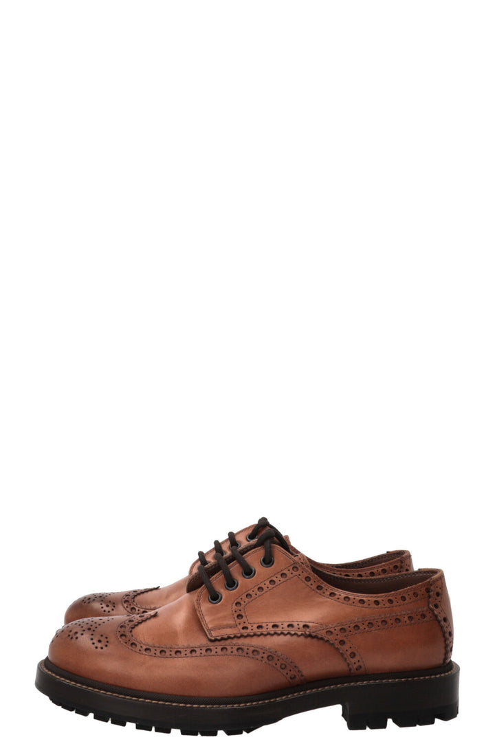BRUNELLO CUCINELLI Derby Shoes Leather Brown