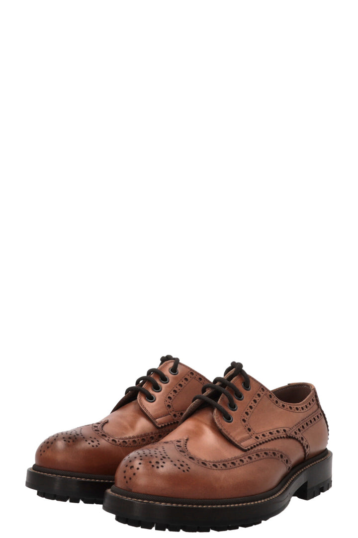 BRUNELLO CUCINELLI Derby Shoes Leather Brown