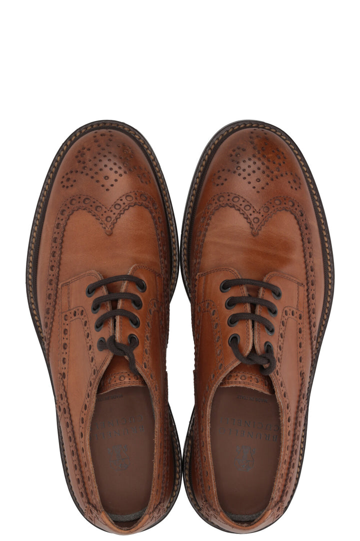 BRUNELLO CUCINELLI Derby Shoes Leather Brown
