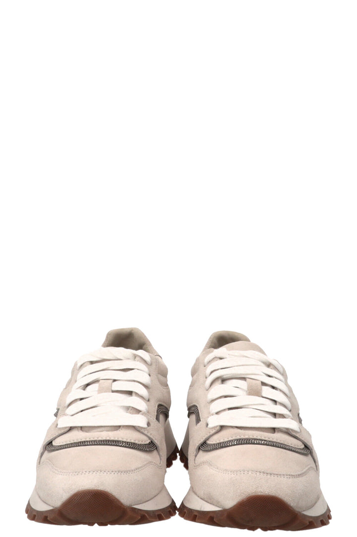 BRUNELLO CUCINELLI Monilli Sneakers Suede Beige