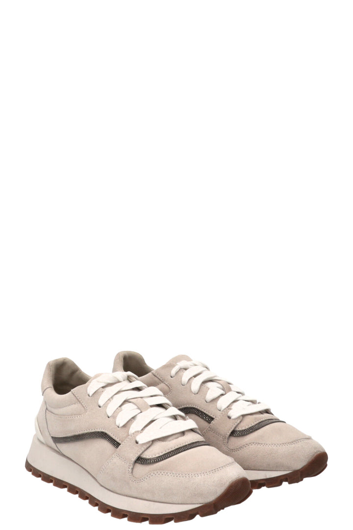 BRUNELLO CUCINELLI Monilli Sneakers Suede Beige