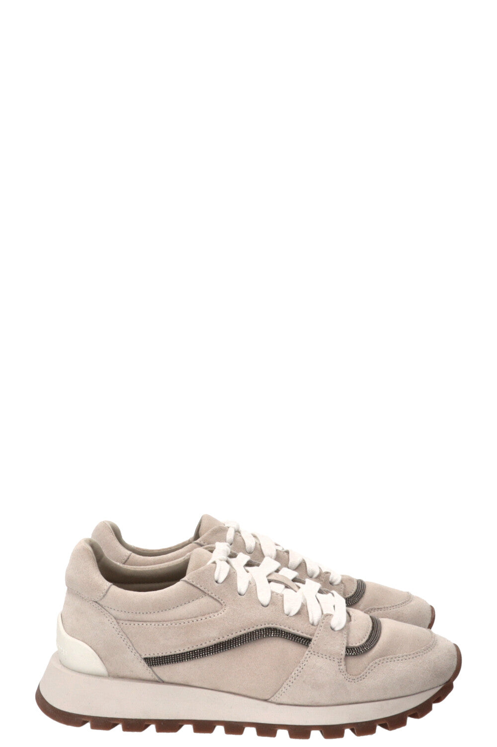 BRUNELLO CUCINELLI Monilli Sneakers Suede Beige