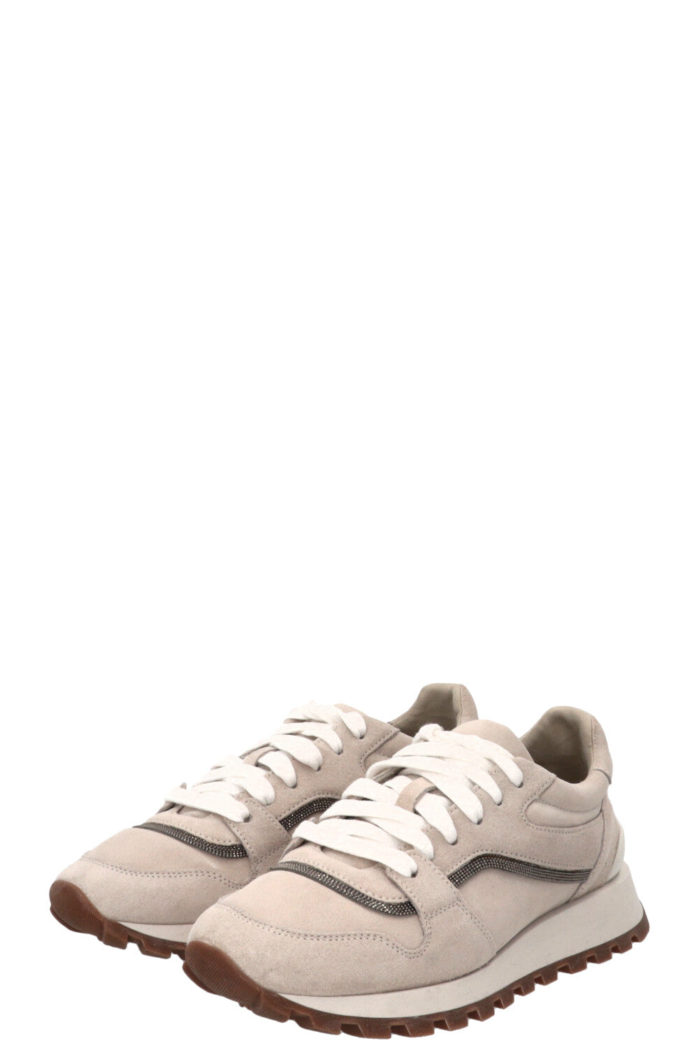 BRUNELLO CUCINELLI Monilli Sneakers Suede Beige