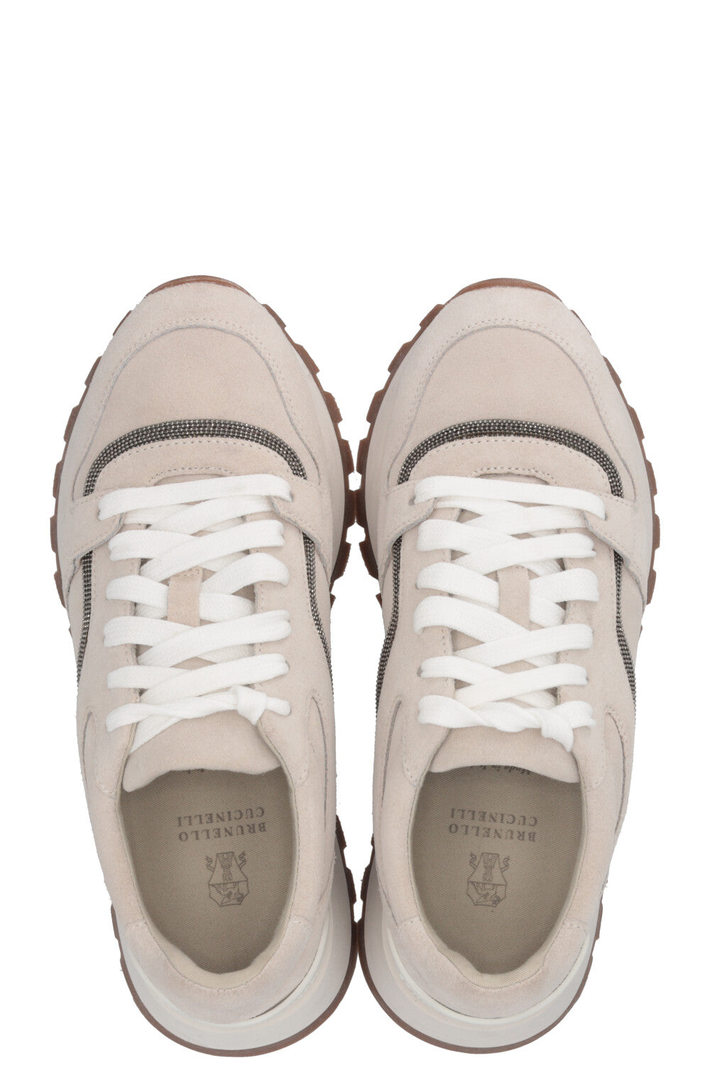 BRUNELLO CUCINELLI Monilli Sneakers Suede Beige