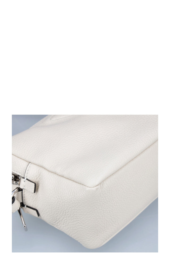 PRADA Flou Crossbody Bag White