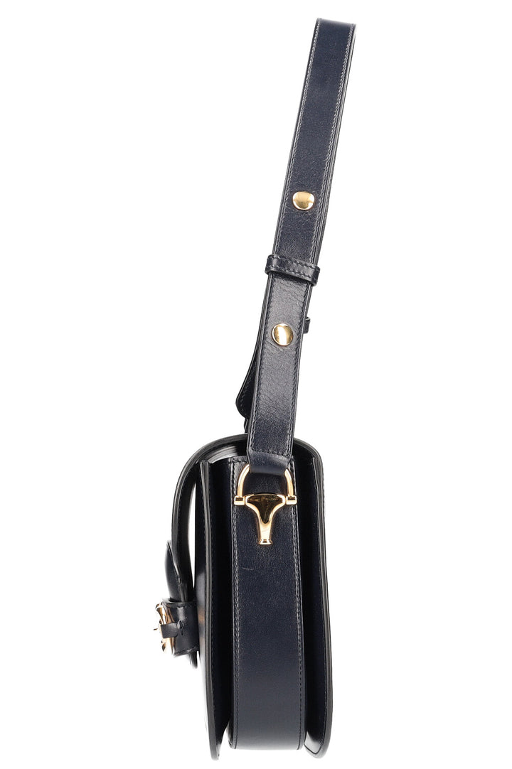GUCCI Horsebit 1955 Shoulder Bag with Velvet Trim