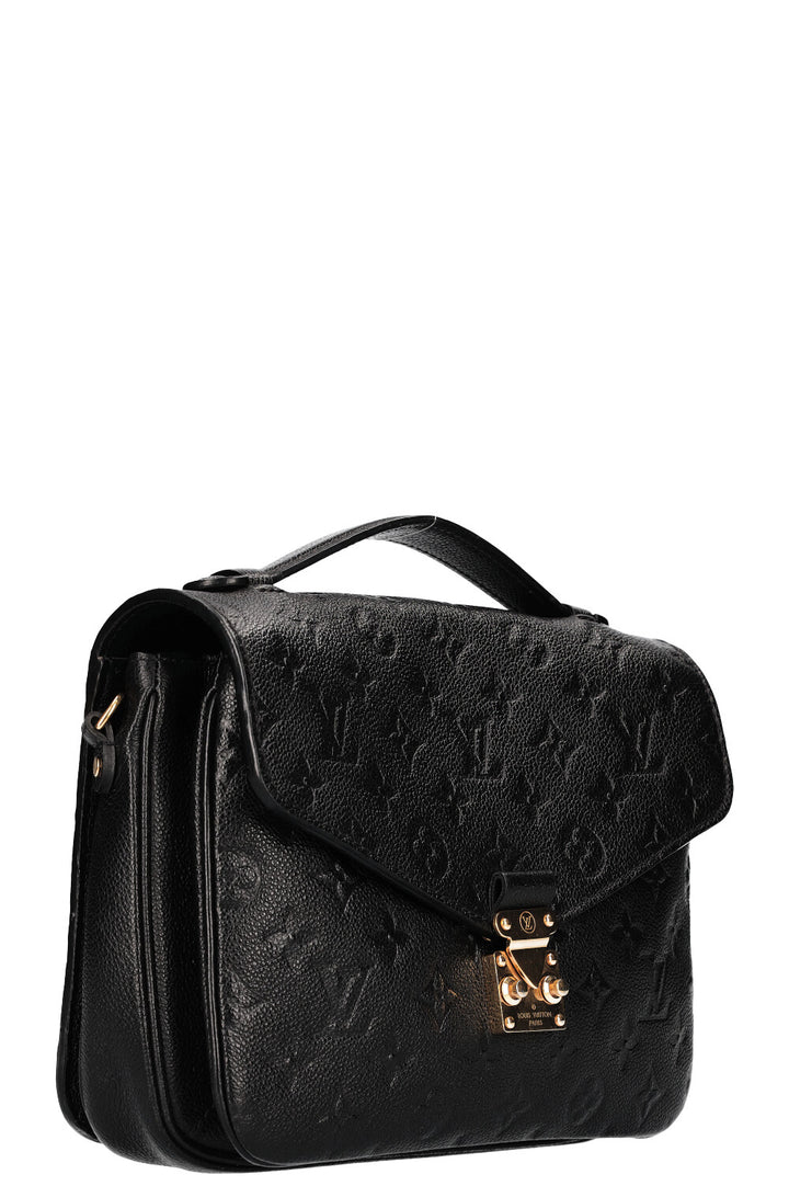 LOUIS VUITTON Pochette Metis Black MNG Empreinte