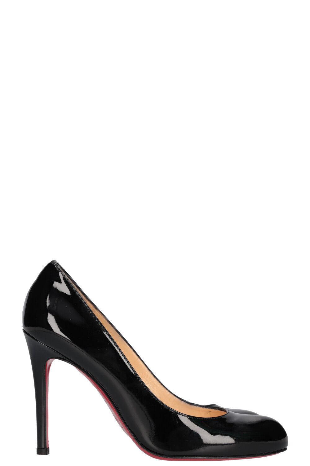 EU38 クリスチャン ルブタン simple pump 黒　エナメル　243A CHRISTIAN LOUBOUTIN Simple Pump Patent Black – REAWAKE