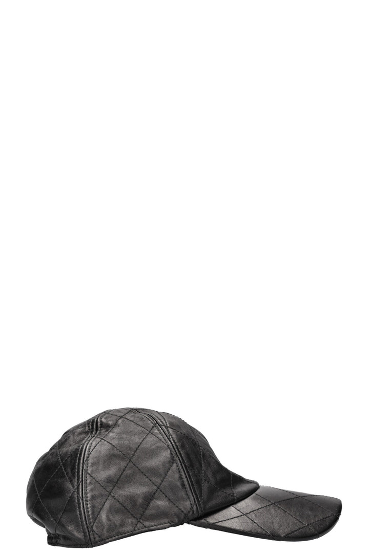 CHANEL Quilted Cap Leather