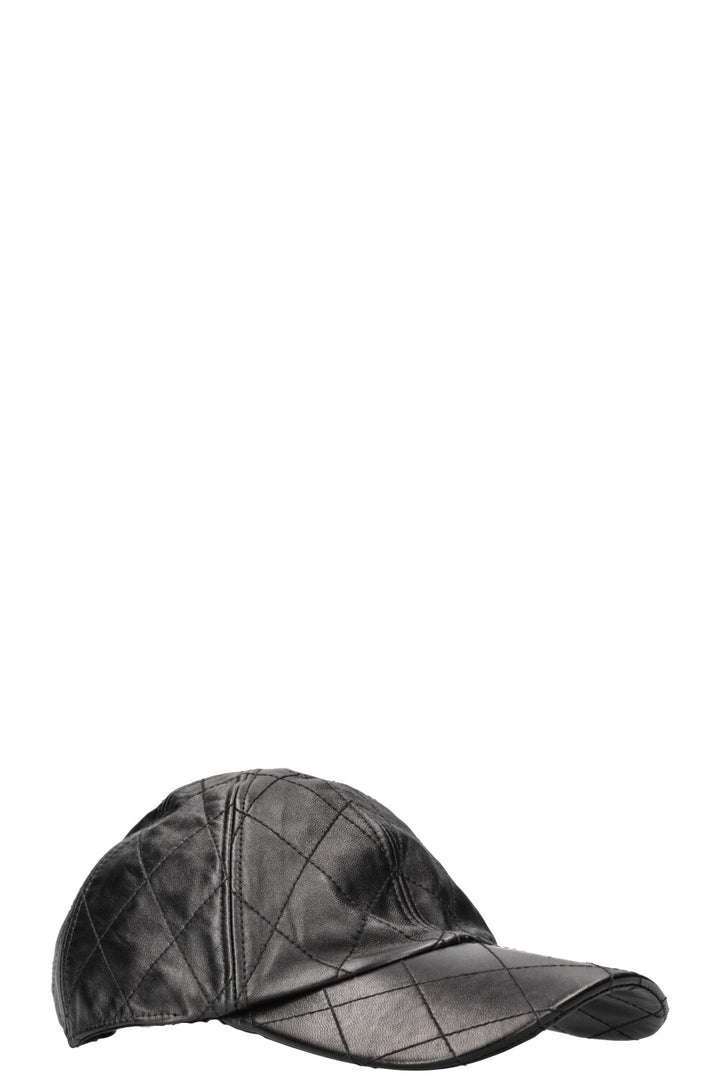 CHANEL Quilted Cap Leather