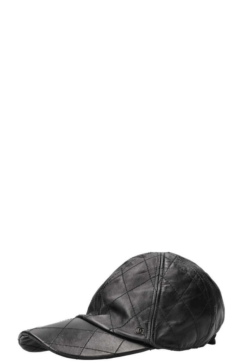 CHANEL Quilted Cap Leather