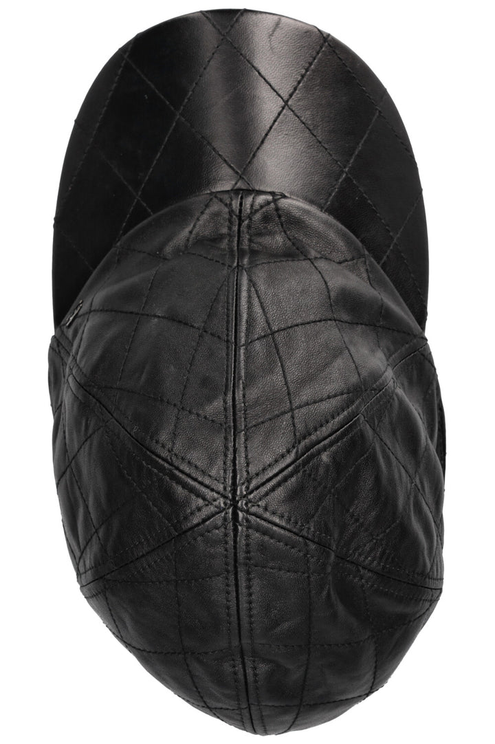 CHANEL Quilted Cap Leather