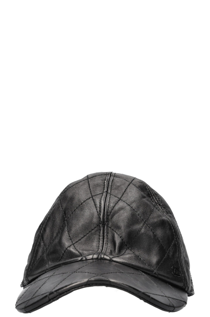 CHANEL Quilted Cap Leather