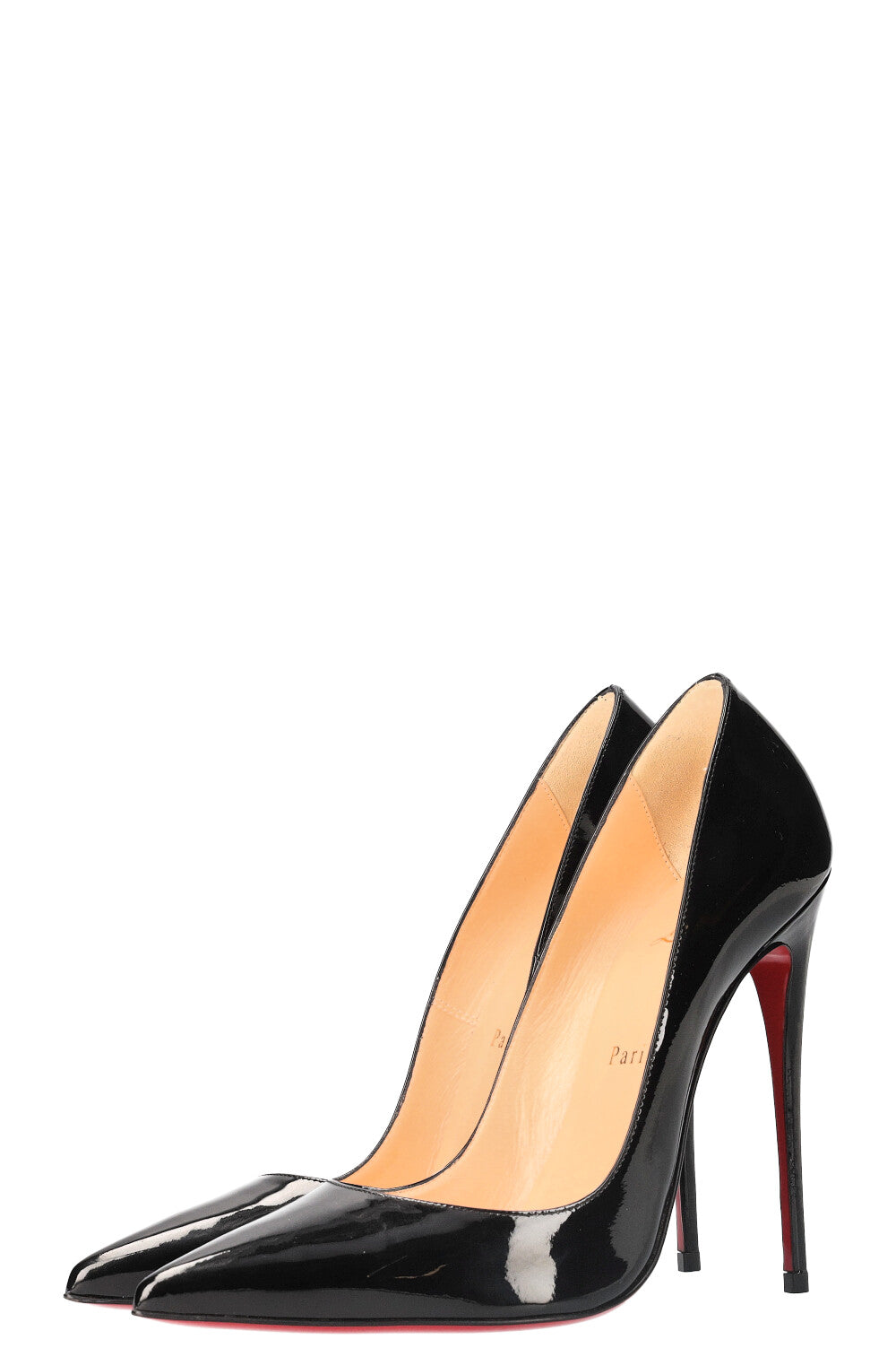 CHRISTIAN LOUBOUTIN Heels So Kate Patent Black