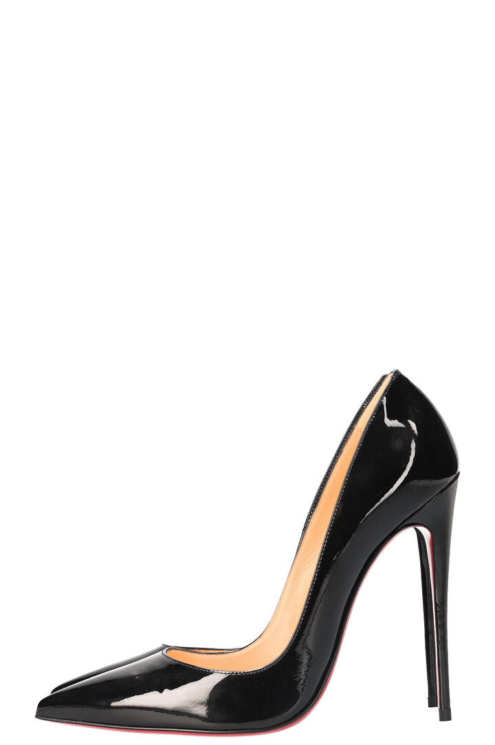 CHRISTIAN LOUBOUTIN Heels So Kate Patent Black