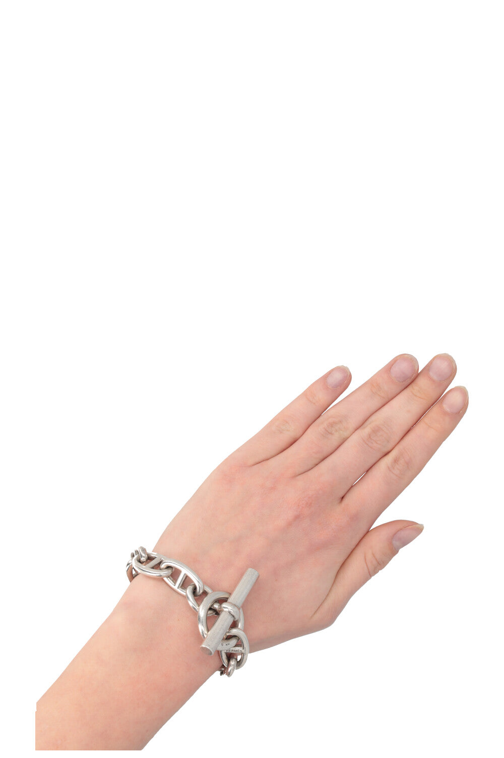 HERMÈS Chaîne d'Ancre Bracelet GM Silver