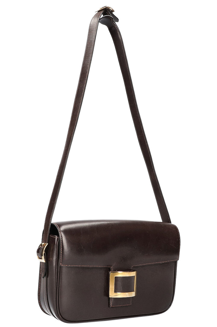 HERMÈS Martine Crossbody Bag Box Brown